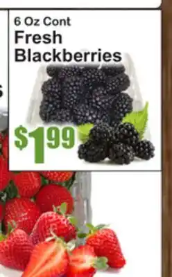 SuperFresh Fresh Blackberries offer