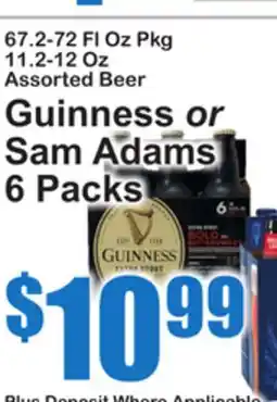 SuperFresh Guinness or Sam Adams 6 Packs offer