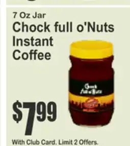 SuperFresh Chock full o'Nuts Coffee K-Cups offer