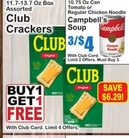 SuperFresh Club Crackers Campbell's Soup offer