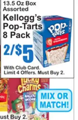 SuperFresh 13.5 Oz Box Assorted Kellogg's Pop-Tarts offer