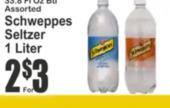 SuperFresh Schweppes Seltzer offer