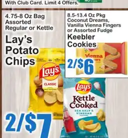 SuperFresh Lay's Potato Chips, Keebler Cookies offer