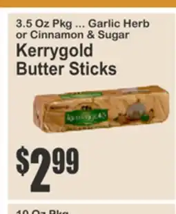 SuperFresh breakstone's butter, kerrygold butter sticks offer