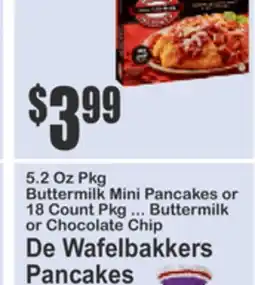 SuperFresh De Wafelbakkers Pancakes offer