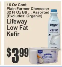 SuperFresh Lifeway Low Fat Kefir offer