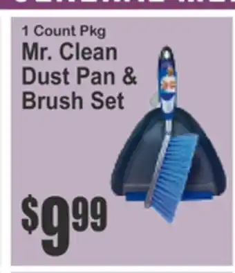 SuperFresh Mr. Clean Dust Pan & Brush Set offer
