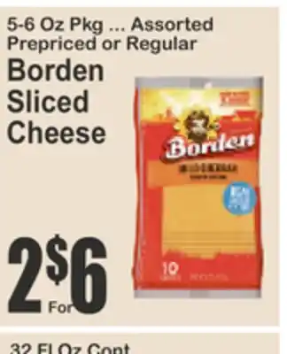 SuperFresh Borden Cheese Singles offer