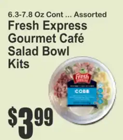 SuperFresh Fresh Express Gourmet Café Salad Bowl Kits offer