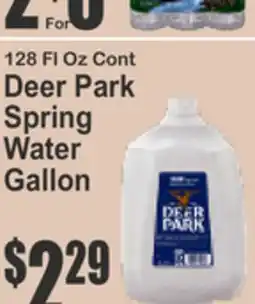 SuperFresh 128 FL Oz Cont Deer Park Spring Water Gallon offer