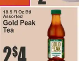SuperFresh 18.5 FL Oz Btl Assorted Gold Peak Tea offer