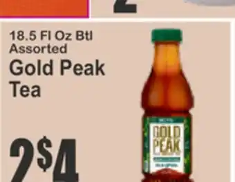 SuperFresh 18.5 FL Oz Btl Assorted Gold Peak Tea offer