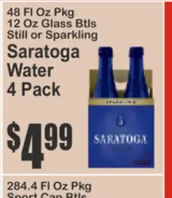 SuperFresh Saratoga Water offer