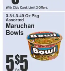 SuperFresh Assorted Maruchan Ramen Noodle Soup Pack offer