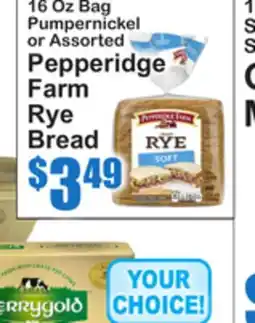 SuperFresh Pepperidge Farm Rye Bread offer
