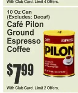 SuperFresh Café Pilon Ground Espresso Coffee offer