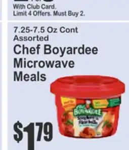 SuperFresh Assorted Chef Boyardee Microwave Meals offer