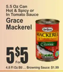 SuperFresh Grace Mackerel and Maseca Instant Corn Maize Flour offer