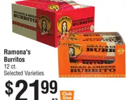 Smart & Final Ramona's Burritos offer
