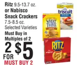 Smart & Final Ritz or Nabisco Snack Crackers offer