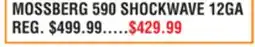 Dunham's Sports MOSSBERG 590 SHOCKWAVE 12GA offer