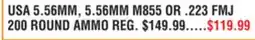Dunham's Sports USA 5.56MM, 5.56MM M855 OR. 223 FMJ 200 ROUND AMMO offer