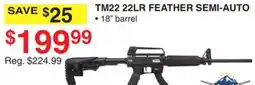 Dunham's Sports TM22 22LR FEATHER SEMI-AUTO offer
