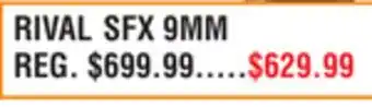 Dunham's Sports RIVAL SFX 9MM offer