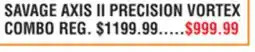 Dunham's Sports SAVAGE AXIS II PRECISION VORTEX COMBO offer