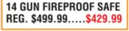 Dunham's Sports 14 GUN FIREPROOF SAFE offer