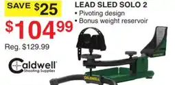 Dunham's Sports LEAD SLED SOLO 2 offer