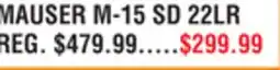 Dunham's Sports MAUSER M-15 SD 22LR offer