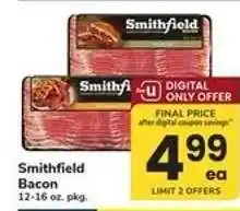 Safeway Smithfield Bacon offer