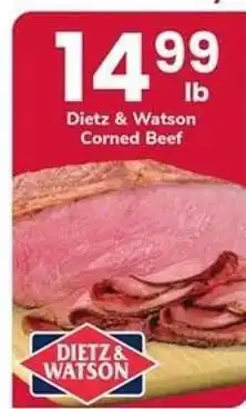 Safeway Dietz & Watson Corned Beef offer