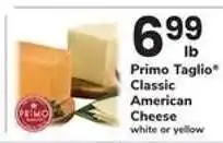 Safeway Primo Taglio Classic American Cheese offer