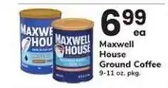 Safeway Maxwell House Ground Coffee offer