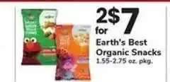 Safeway Earth's Best Organic Snacks offer