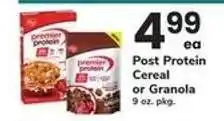 Safeway Post Protein Cereal or Granola offer