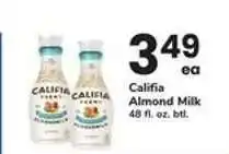 Safeway Califia Almond Milk offer