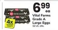 Safeway Vital Farms Grade A Large Eggs offer