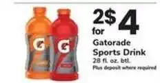 Safeway Gatorade Sports Drink offer