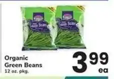 Safeway Organic Green Beans offer