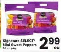 Safeway Signature SELECT Mini Sweet Peppers offer