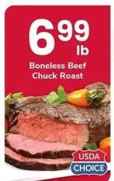 Safeway Boneless Beef Chuck Roast offer