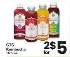 Safeway GTS Kombucha offer