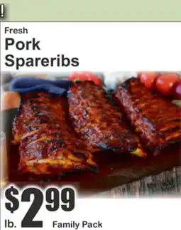 Almonte's Food Dynasty Marketplace Fresh Pork Spareribs offer