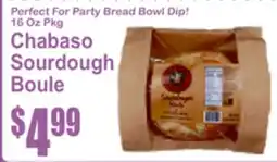 Almonte's Food Dynasty Marketplace Chabaso Sourdough Boule offer