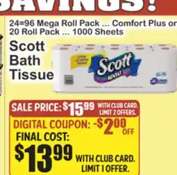 Almonte's Food Dynasty Marketplace Scott Bath Tissue offer