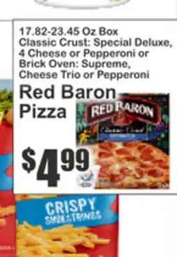 Almonte's Food Dynasty Marketplace Red Baron Pizza offer