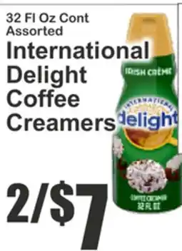 Almonte's Food Dynasty Marketplace International Delight Coffee Creamers offer